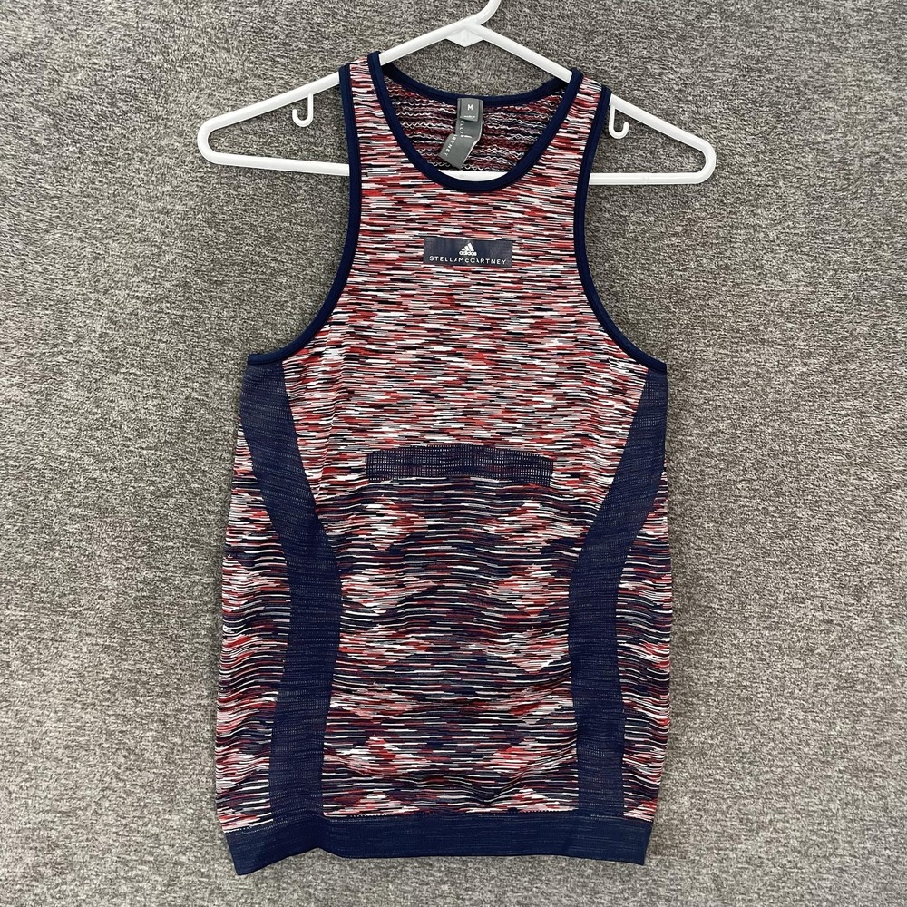 Adidas By Stella McCartney Tank Top Womens Medium Multicolor Racerback‎ Athletic